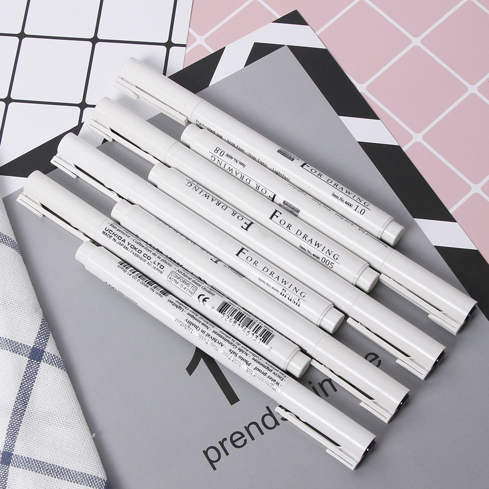 Sketch Liner/Brush 0.03mm/0.05mm/0.1mm/0.3/0.5/0.8/1.0mm Water Resistant Gundam Drawing Pen Design/Comic Painting Supplies