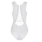 Sleeveless Backless Tie Back Snap Buttons Lace Up Women's Bodysuits Summer Spring Cotton Playsuits Jumpsuits Bodice Rompers New