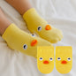 Small Infant Socks Little Ears Cotton Socks Kids Baby Cartoon Pattern Anti-slip Socks S M New Arrival