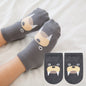 Small Infant Socks Little Ears Cotton Socks Kids Baby Cartoon Pattern Anti-slip Socks S M New Arrival