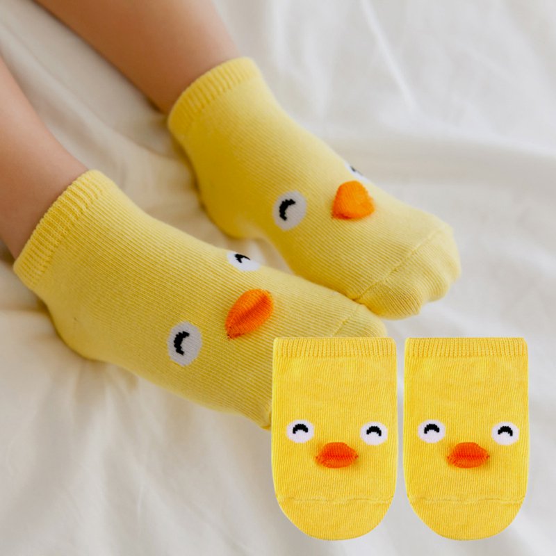 Small Infant Socks Little Ears Cotton Socks Kids Baby Cartoon Pattern Anti-slip Socks S M New Arrival