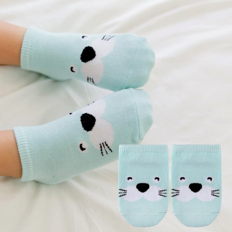 Small Infant Socks Little Ears Cotton Socks Kids Baby Cartoon Pattern Anti-slip Socks S M New Arrival