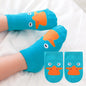 Small Infant Socks Little Ears Cotton Socks Kids Baby Cartoon Pattern Anti-slip Socks S M New Arrival