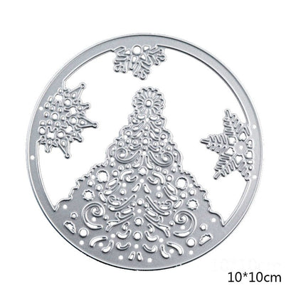 Snowflake Dies Tree Sock Cutting dies Christmas Die Metal cutting dies for DIY Craft Paper Card Making scrapbooking decoration