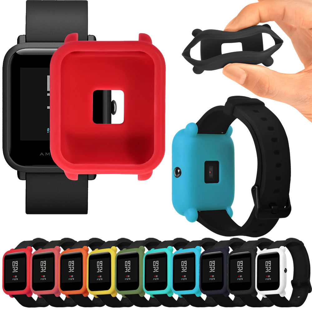 Soft TPU Protection Silicone Full Case Cover For Huami Amazfit Bip Youth Watch Silicone Full Case Cover May.31