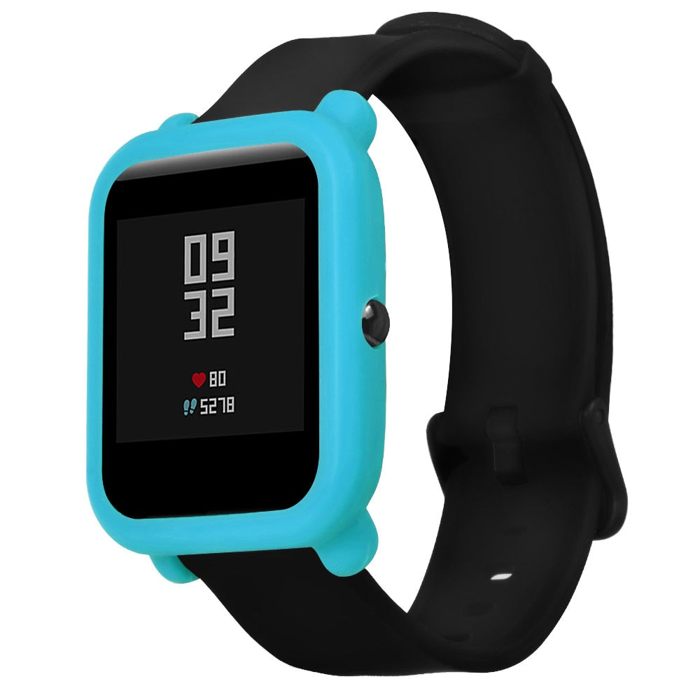 Soft TPU Protection Silicone Full Case Cover For Huami Amazfit Bip Youth Watch Silicone Full Case Cover May.31