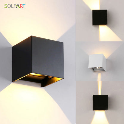 Solfart modern led sconce wall lights black shade wall light wooden shade modern led lighting fixture wall lights for home A310