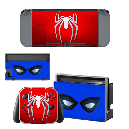 Spiderman Venom Decal Vinyl Skin Sticker for Nintendo Switch NS Console + Controller + Stand Holder Protective Skin Sticker