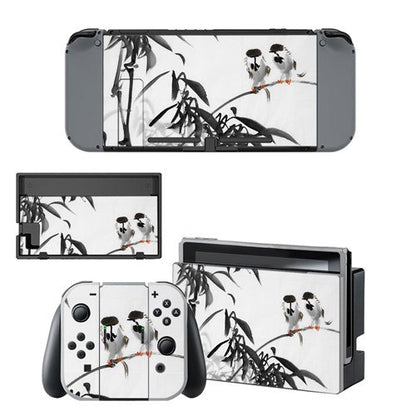 Spiderman and Venom Decal Vinyl Skin Sticker for Nintendo Switch NS Console + Controller + Stand Holder Protective Skin Sticker