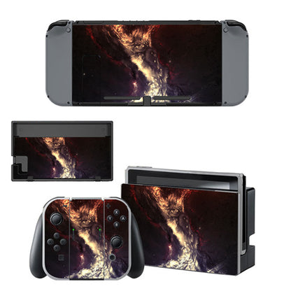 Spiderman and Venom Decal Vinyl Skin Sticker for Nintendo Switch NS Console + Controller + Stand Holder Protective Skin Sticker