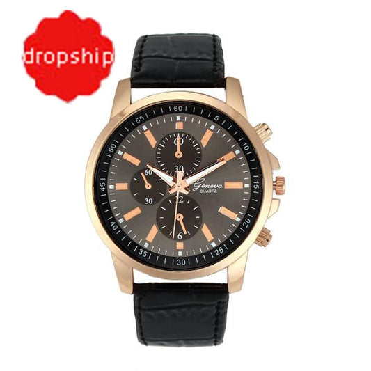 Splendid Fshion Reloje Casual Watches Female Geneva Faux Leather Quartz Analog Wrist Watch For Women Lady