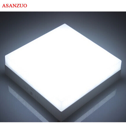 Square/Round Ceiling LED Panel Down Light 6W 12W 18W 24W AC85-265V  Surface mounted LED Ceiling Lamp is 2835SMD Aluminum PCB