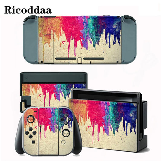 Stickers For Nintend Switch Console and Controller Skin Set Vinyl Skins Sticker For Nintend Switch NS Game Accessory