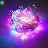 String Light 100LED 10M Christmas/Wedding/Party Decoration Lights garland AC 110V 220V outdoor Waterproof led lamp 9 Colors led