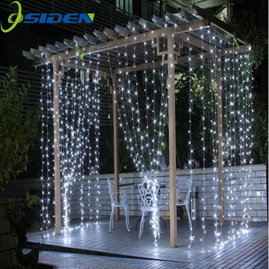 String lights 3x3 4*1led icicle led curtain fairy fairy light 300 led Christmas lights for wedding home garden party decoration