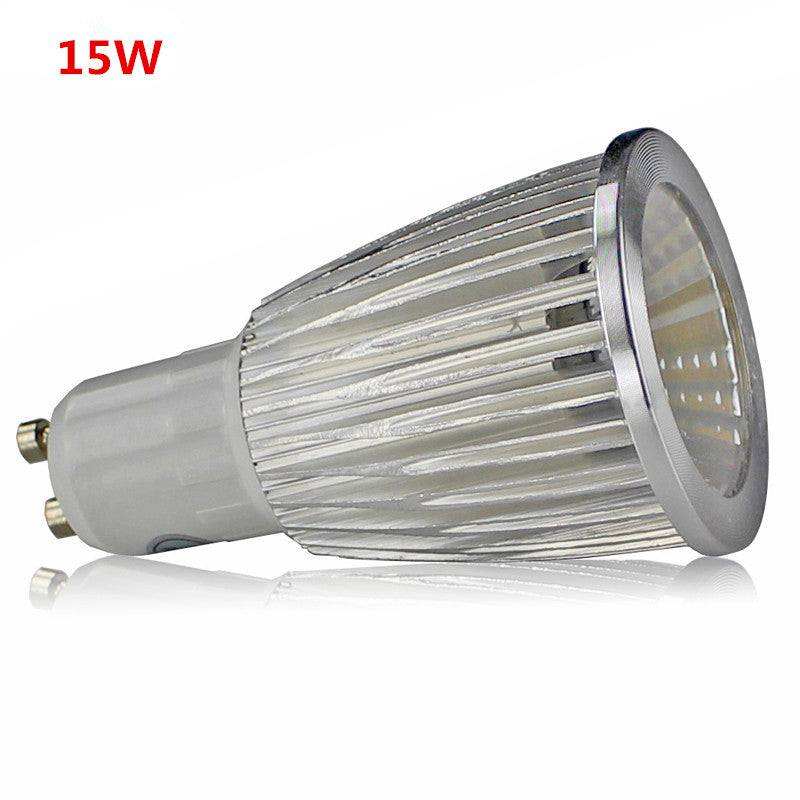 Super Bright GU10 Bulb Light Dimmable Led Ceiling light Warm/White 85-265V 9W 12W 15W GU10 COB LED lamp light GU10 led Spotlight