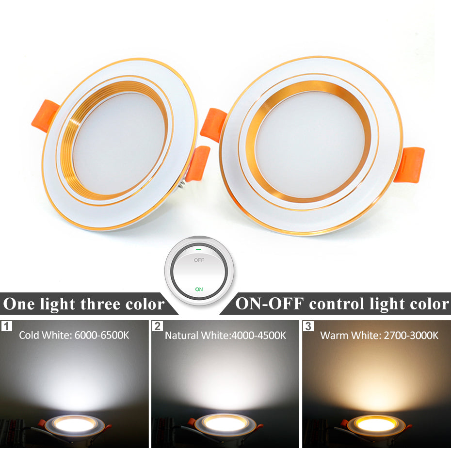 Super Bright Led Downlight Cob Spot Light 3W 5W 9W 12W 20W SMD 5730 Led Spot Light 220V Recessed Led Downlight For Home Lighting