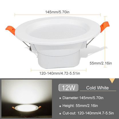 Super Bright Led Downlight Cob Spot Light 3W 5W 9W 12W 20W SMD 5730 Led Spot Light 220V Recessed Led Downlight For Home Lighting