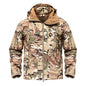 TACVASEN Army Camouflage Men Jacket Coat Military Tactical Jacket Winter Waterproof Soft Shell Jackets Windbreaker Hunt Clothes