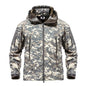 TACVASEN Army Camouflage Men Jacket Coat Military Tactical Jacket Winter Waterproof Soft Shell Jackets Windbreaker Hunt Clothes