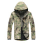 TACVASEN Army Camouflage Men Jacket Coat Military Tactical Jacket Winter Waterproof Soft Shell Jackets Windbreaker Hunt Clothes