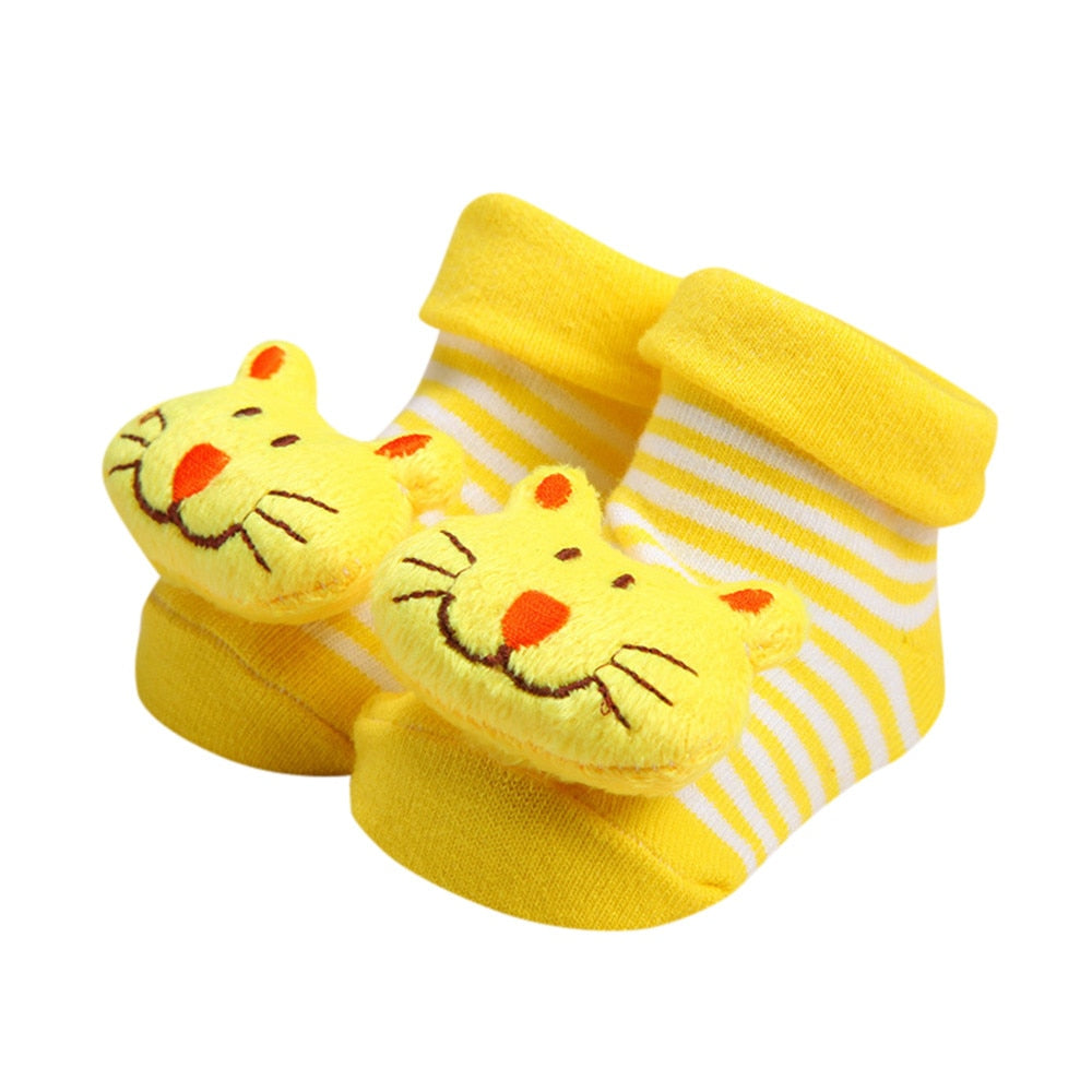 TELOTUNY baby socks anti slip Cartoon Newborn Baby Girls Boys Anti-Slip Sock                                        A801