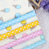 TIANXINYUE Ice cream fabric 95% Cotton Fabric quilting Baby Cloth Kids bedding patchwork tissue Textile Sewing fabric