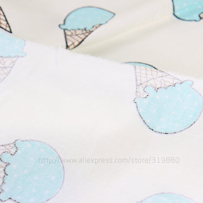 TIANXINYUE Ice cream fabric 95% Cotton Fabric quilting Baby Cloth Kids bedding patchwork tissue Textile Sewing fabric