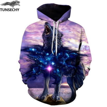 TUNSECHY Anime Hoodies Dragon Ball Z Pocket Hooded Sweatshirts Goku 3D Digital printing Men Women Long Sleeve New Hoodie