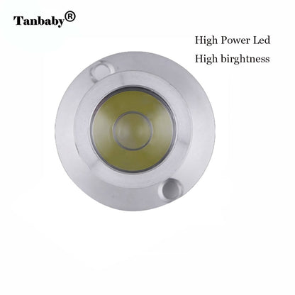 Tanbaby 1 pcs 1W 3W LED Spotlights Mini led ceiling Down lighting AC85-265V white lighting bulb for cabinet counter showcase