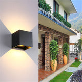 Tanbaby Waterproof Outdoor LED Wall light 6W 12W COB High brightness Up and downlight wall sconce lighting fixture indoor decor
