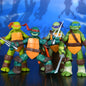 Teenage Mutant 4pcs Donatello Raffaello Leonardo Da Vinci Nickelodeon Toy Anime Action Figure Collectible Model Toy