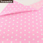 Teramila Cotton Fabric 25 Designs Pink Series Quilting Charm Packs Fat Quarter Meter DIY For Bedding Clothing Dress Home Textile