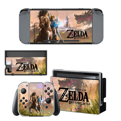 The Legend of Zeld Breath of The Wild Skin Sticker Decal For Nintendo Switch Console and Controller for NS Skin Sticker