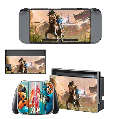 The Legend of Zeld Breath of The Wild Skin Sticker Decal For Nintendo Switch Console and Controller for NS Skin Sticker