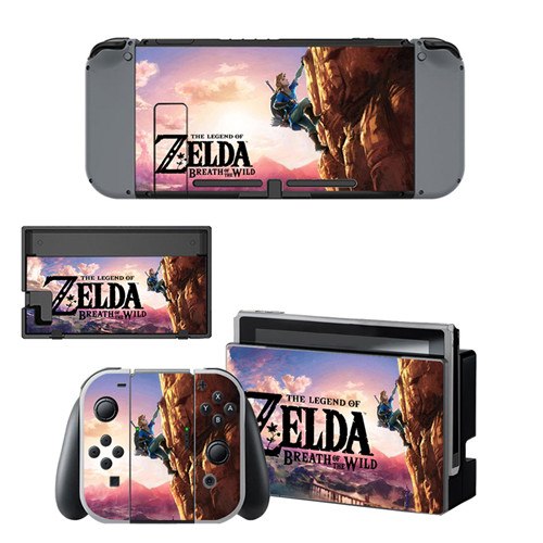 The Legend of Zeld Breath of The Wild Skin Sticker Decal For Nintendo Switch Console and Controller for NS Skin Sticker