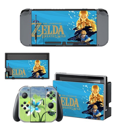 The Legend of Zeld Breath of The Wild Skin Sticker Decal For Nintendo Switch Console and Controller for NS Skin Sticker