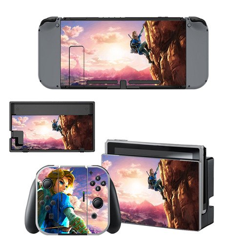 The Legend of Zeld Breath of The Wild Skin Sticker Decal For Nintendo Switch Console and Controller for NS Skin Sticker