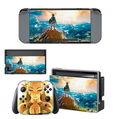 The Legend of Zeld Breath of The Wild Skin Sticker Decal For Nintendo Switch Console and Controller for NS Skin Sticker