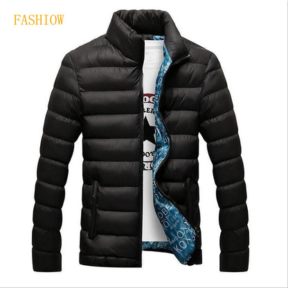 Thick Jacket Men Autumn&amp;Winter Men's Cotton Blend Mens Bomber Jacket and Coats Casual Thick Outwear Casaco Masculino 4XL