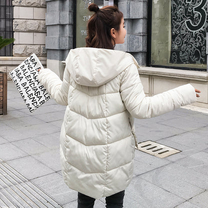 Thick Warm Hooded Long Down Parkas Women Down Jacket Winter Coat Cotton Padded Jacket Woman Winter Jacket Coat Female New 2018