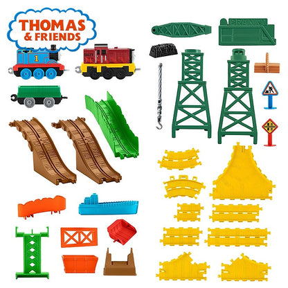 Thomas &amp; Friends Electric Series Mini Car Toy Magnetic Matel Train Track Brinquedos Brendam Docks Deluxe Set Thomas Toy For Kids