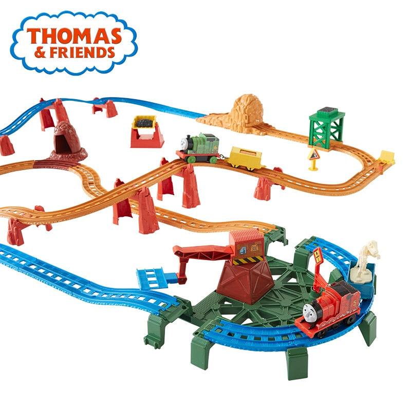 Thomas &amp; Friends Matel Series Mini Car Toy Magnetic Electric Train Track Brinquedos Clay Pits Discovery Funny Thomas Toy For Kid