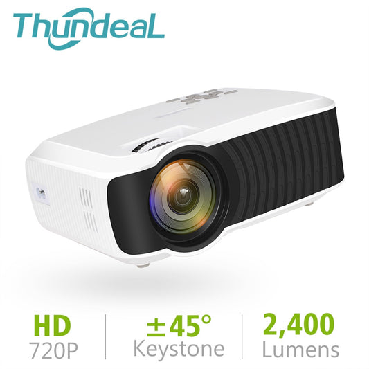 ThundeaL T23K Mini Projector 2400 Lumens 1280*720 Portable Video LCD HD Beamer HDMI VGA USB Home Theater Optional T22 Projector