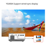 ThundeaL YG400 up YG400A Mini Projector Wired Sync Display More stable than WIFI Beamer For Home Theatre Movie AC3 HDMI VGA USB
