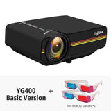 ThundeaL YG400 up YG400A Mini Projector Wired Sync Display More stable than WIFI Beamer For Home Theatre Movie AC3 HDMI VGA USB