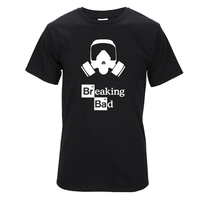 Top Quality Cotton heisenberg funny men t shirt casual short sleeve breaking bad print mens T-shirt Fashion cool T shirt for men