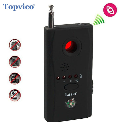 Topvico Full Range Anti - Spy Bug Detector CC308 Mini Wireless Camera Hidden Signal GSM Device Finder Privacy Protect Security