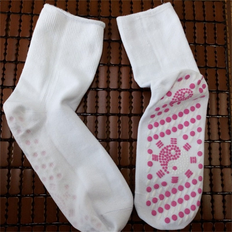 Tourmaline massage anti-infection socks Nano supplemented for Diabetic Feet more