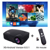 Touyinger Everycom X9 LED HD Projector 3500 Lumens Beamer 1280*800 LCD TV Full HD 4K Video Home Theater Multimedia HDMI /VGA/ AV